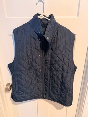 Banana Republic Navy Quilted Jacket
